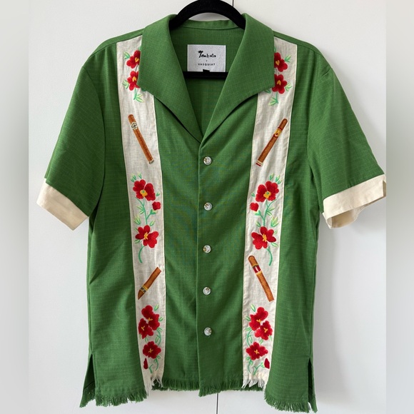 Tombolo x Vasquiat “Humo de la Havana” resort shirt - Picture 1 of 8